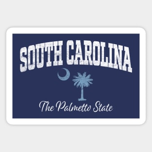 South Carolina SC Palmetto State Athletic Distressed Magnet